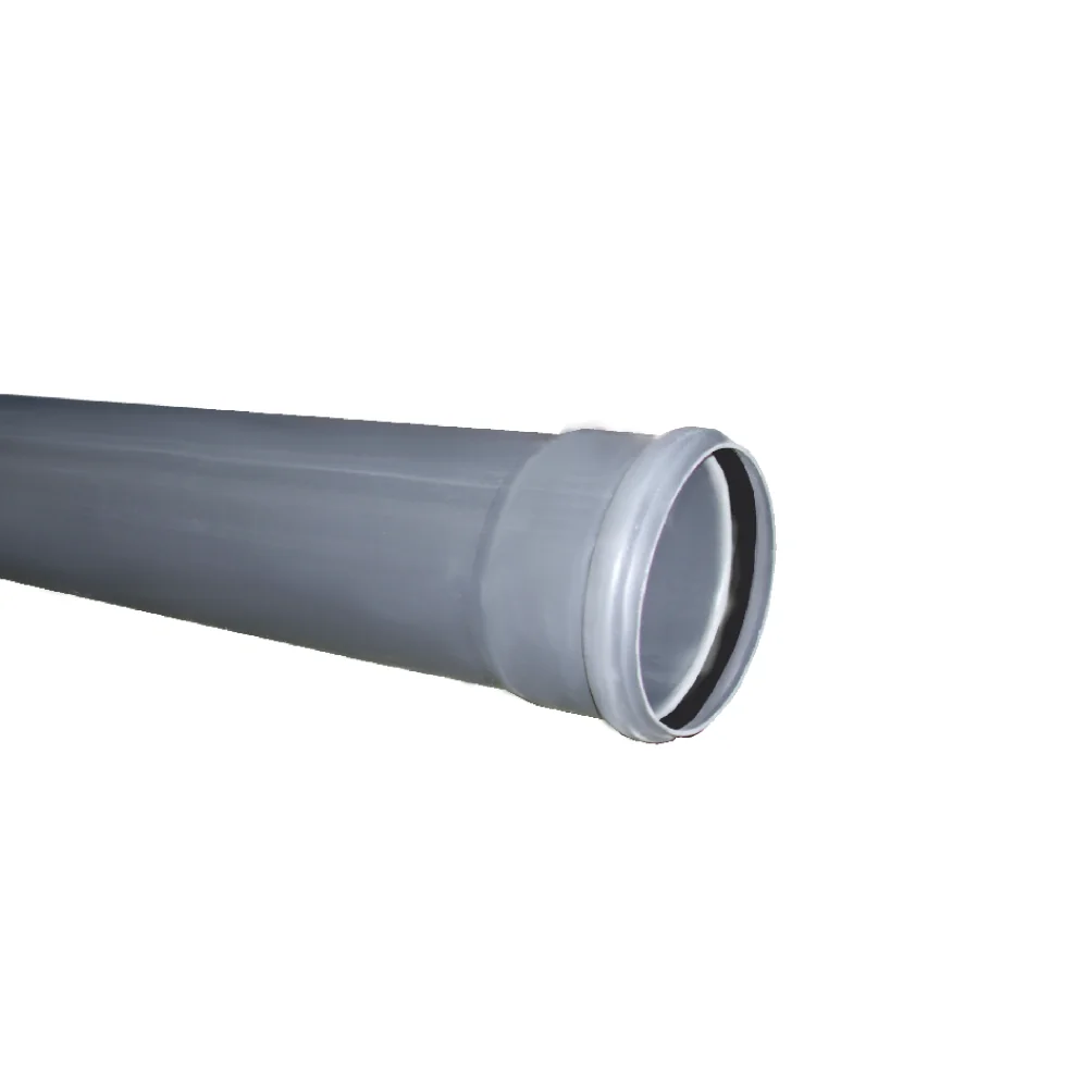Teava PVC Cu Mufa Si Garnitura 110 mm x 0.5 m