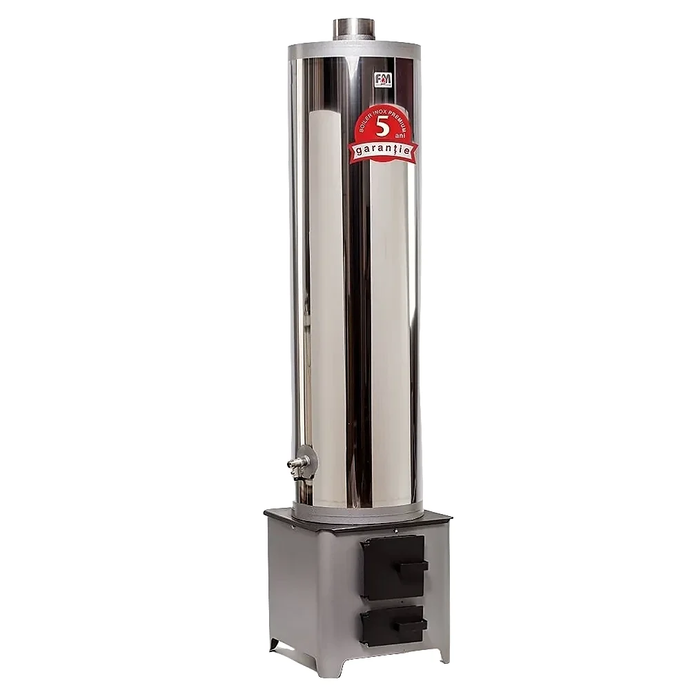 Boiler Pe Lemne 90 L Inox