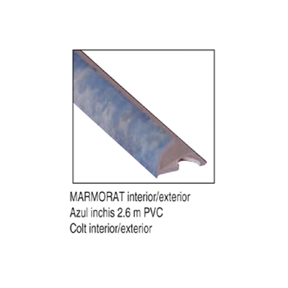 Profil PVC Marmorat Interior Azul Inchis 2.6 m PVC Colt Interior