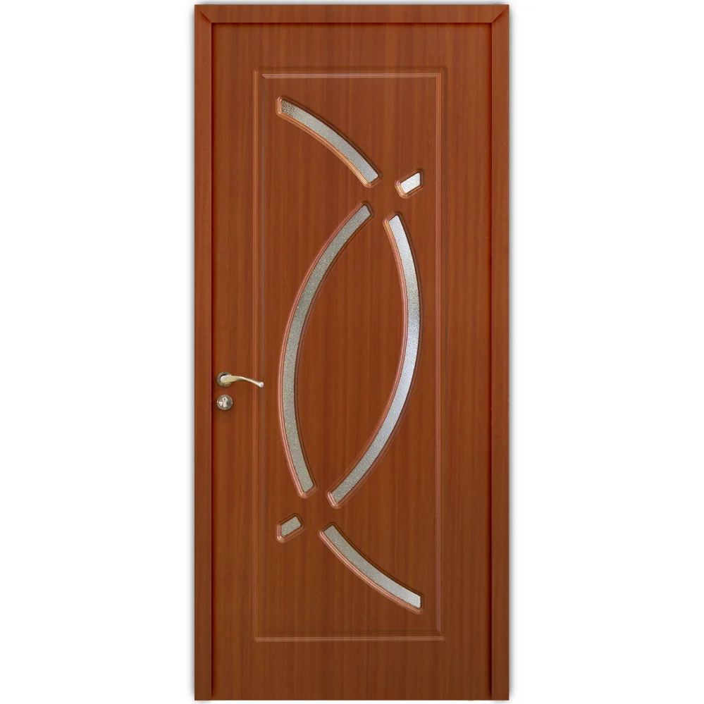Usa De Interior Din Lemn Modern Cu Geam OP-104 2000/600 Sapelli