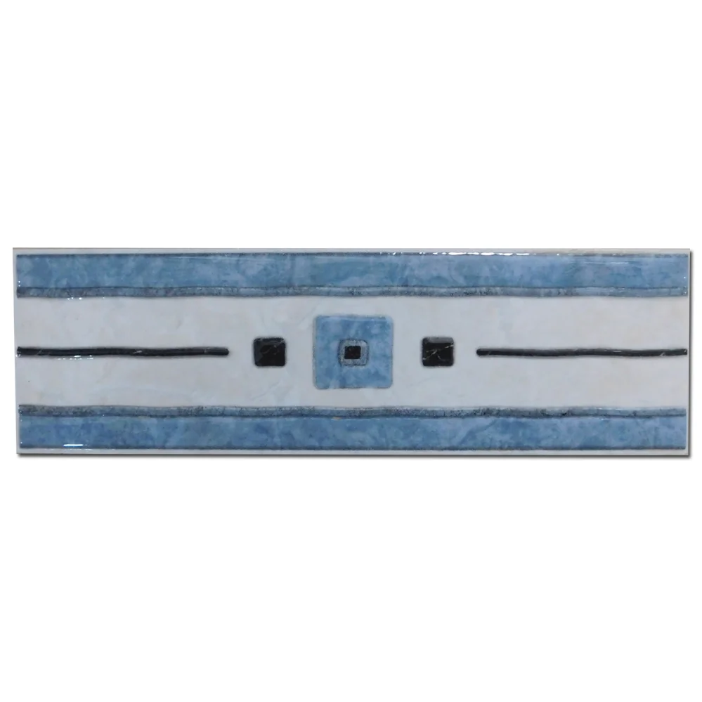 Brau Decorativ Faianta Baie / Bucatarie Gandara Azul 7.5 x 20