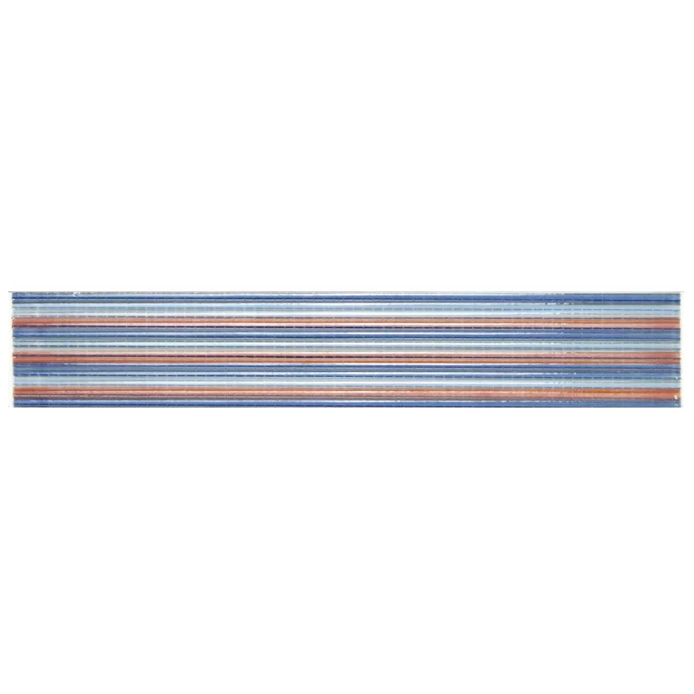 Brau Decorativ Faianta Baie / Bucatarie Textline Blue 7 x 40
