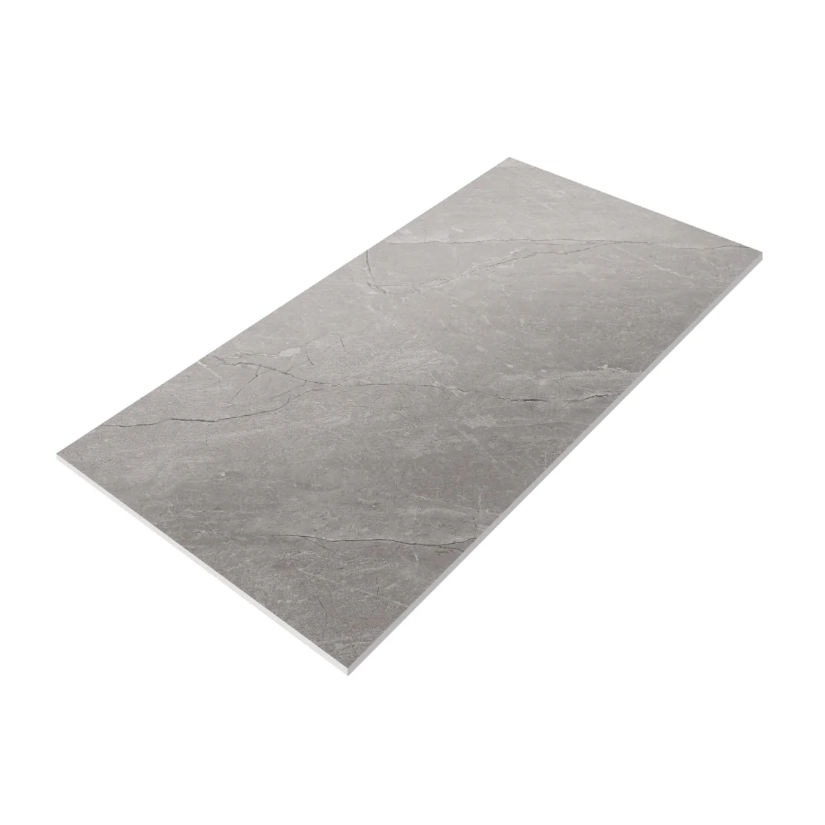Gresie Portelanata Exterior / Interior Carno Grey 60 x 120 Cm Mata Rectificata Tip Marmura