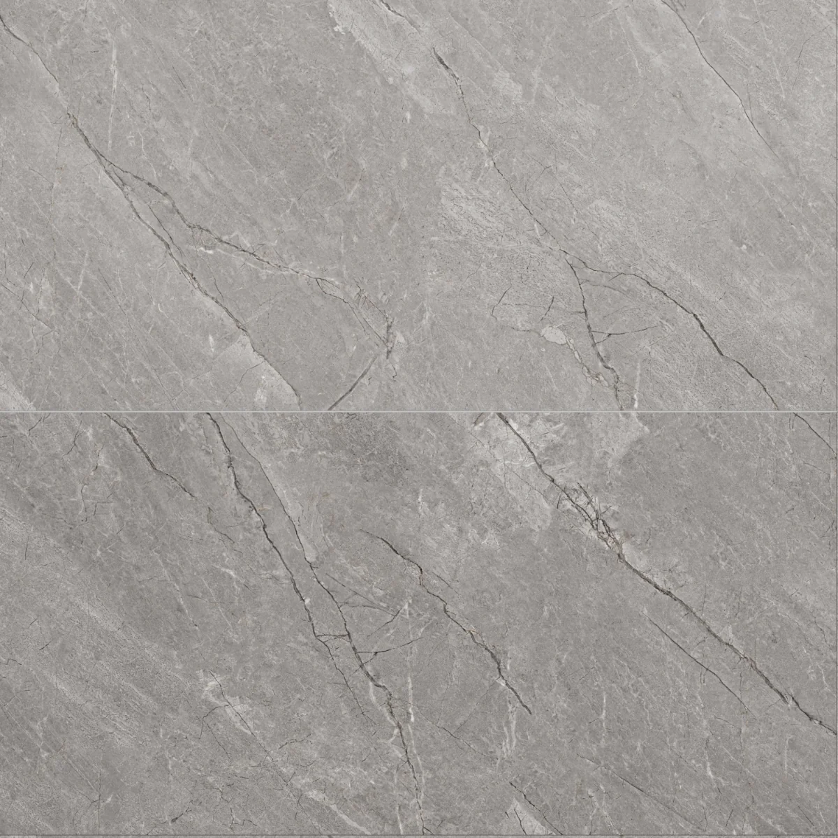 Gresie Portelanata Exterior / Interior Carno Grey 60 x 120 Cm Mata Rectificata Tip Marmura