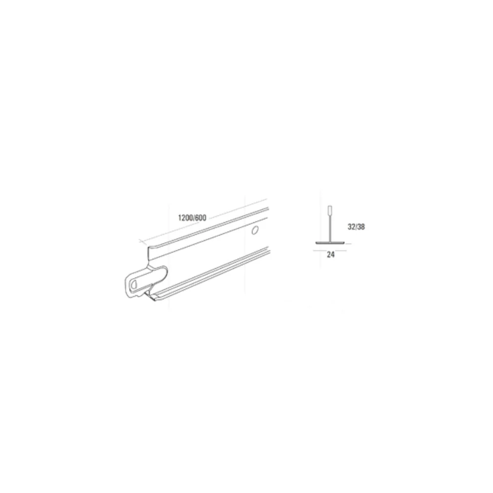 Profil Compartimentare Tavan Casetat T600 Thales 32/24