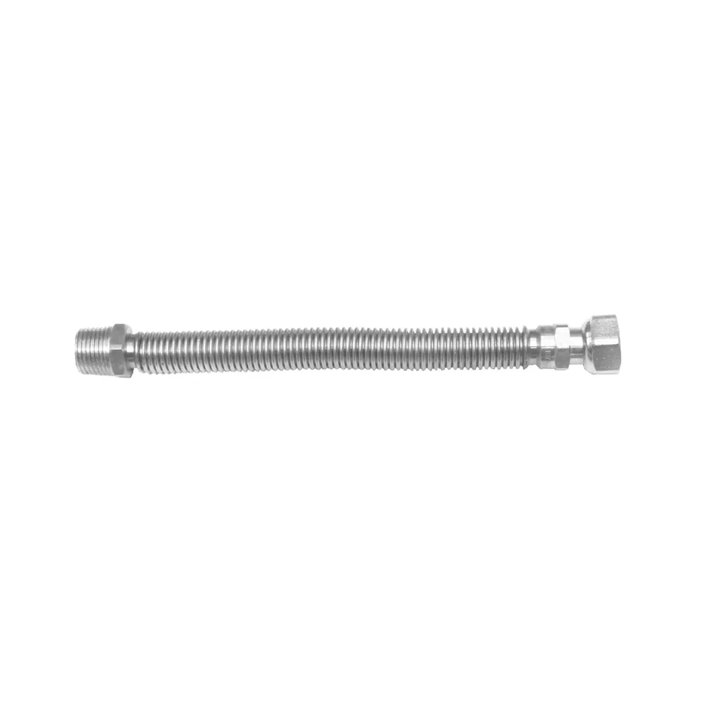 Racord Gaz Extensibil Inox Inoxidabil 1/2" Filet Interior-Exterior 75-150 cm
