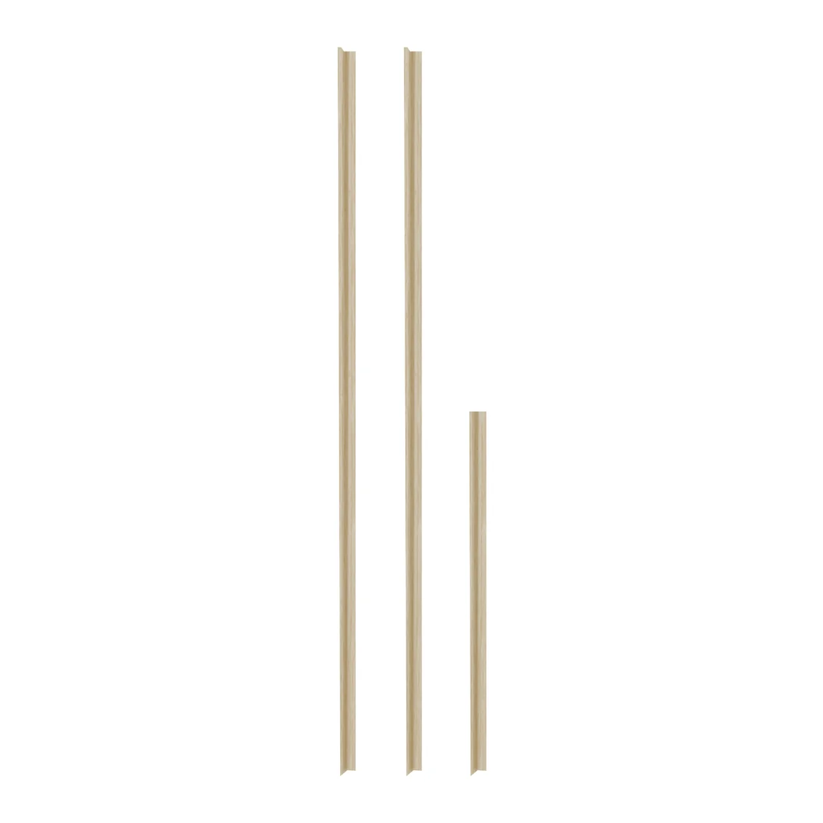 Pervaz Din MDF Pentru Usa De Interior Idealine 9190 Natural Light Oak 3 Bucati/Set