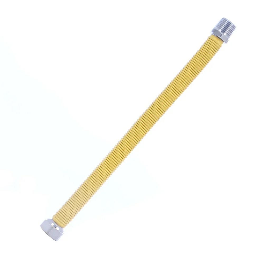 Racord Flexibil Gaz Extensibil Inox Cu Protectie 1/2" Filet Interior - Exterior 100 - 200 Cm Premium