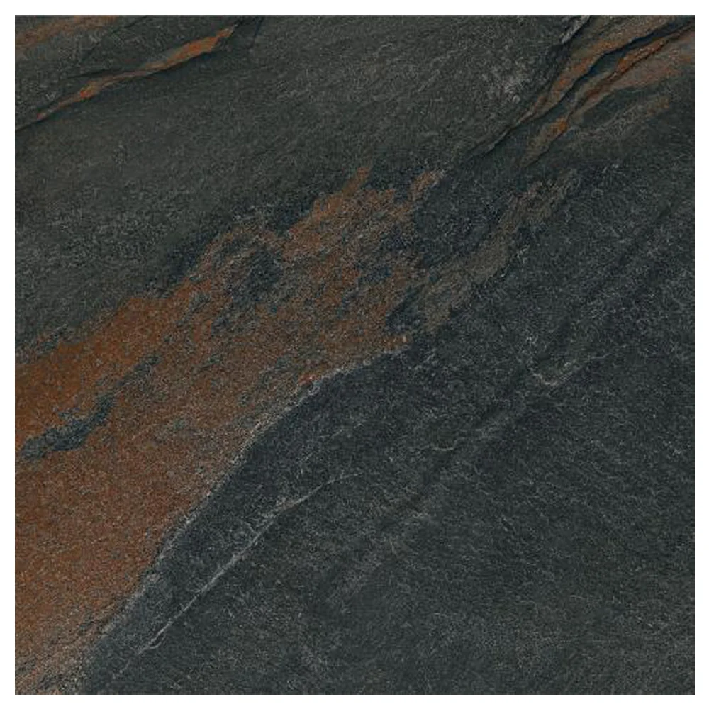 Gresie Antiderapantă Exterior / Interior Slate Anthracite 60 x 60 cm Mată Porțelanată Rectificată Aspect Ciment