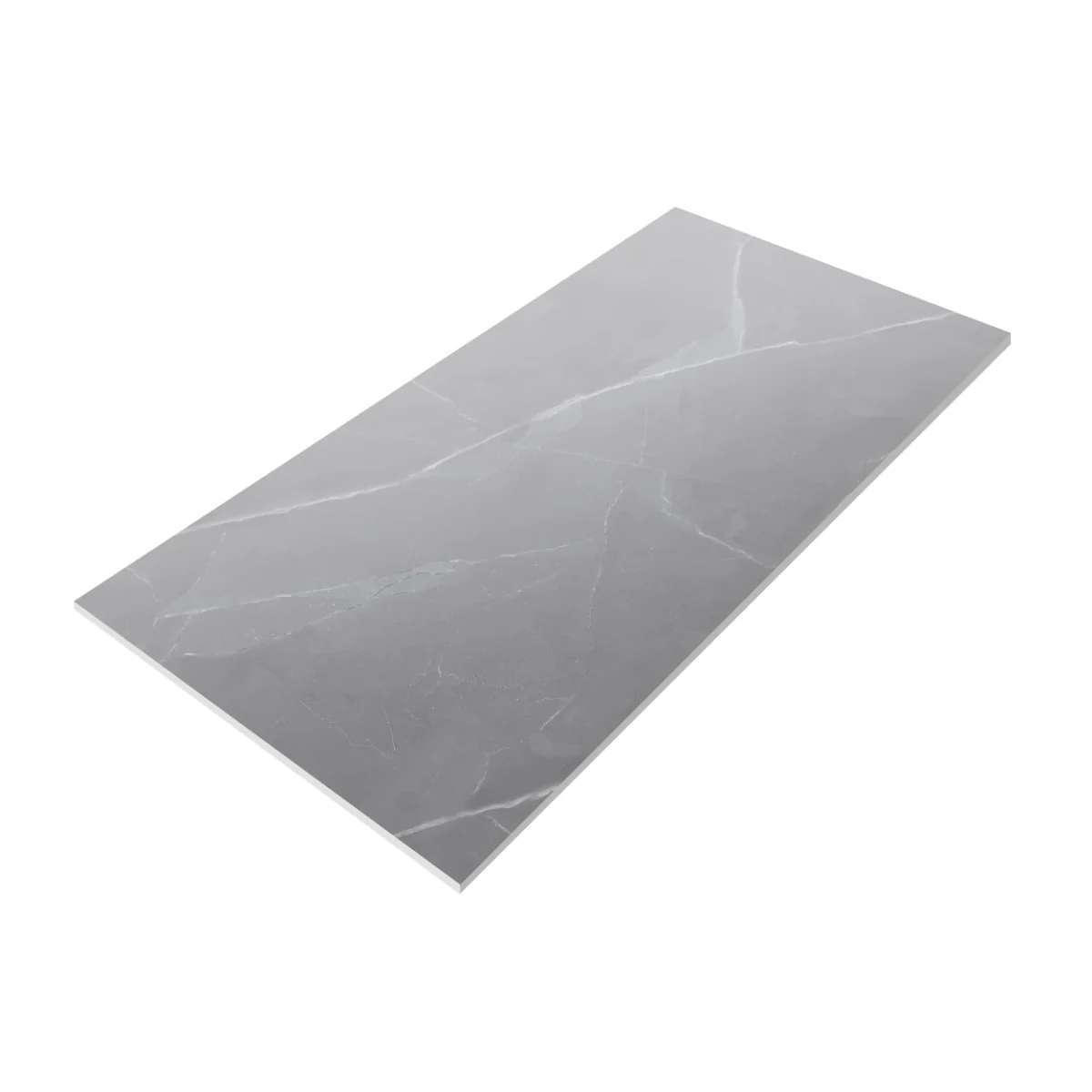 Gresie Portelanata Exterior / Interior Aston Grey 60 X 120 Cm Mata Rectificata Tip Marmura