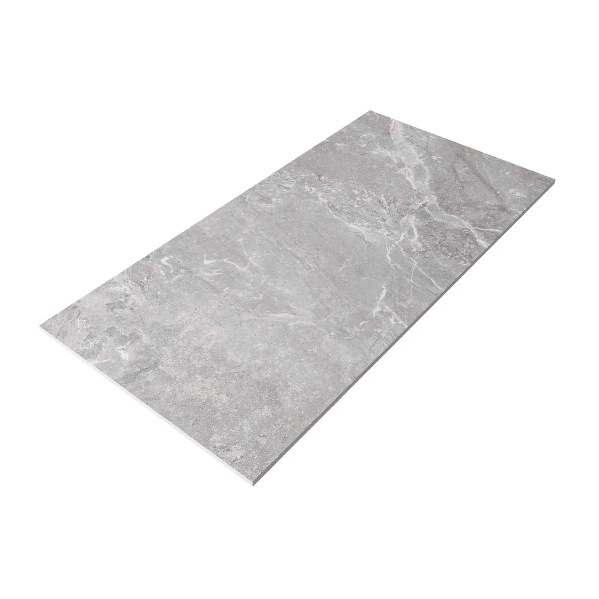 Gresie Antiderapanta Exterior/Interior Snake Stone Silver 60 x 120 cm Mata Portelanata Rectificata Aspect Ciment