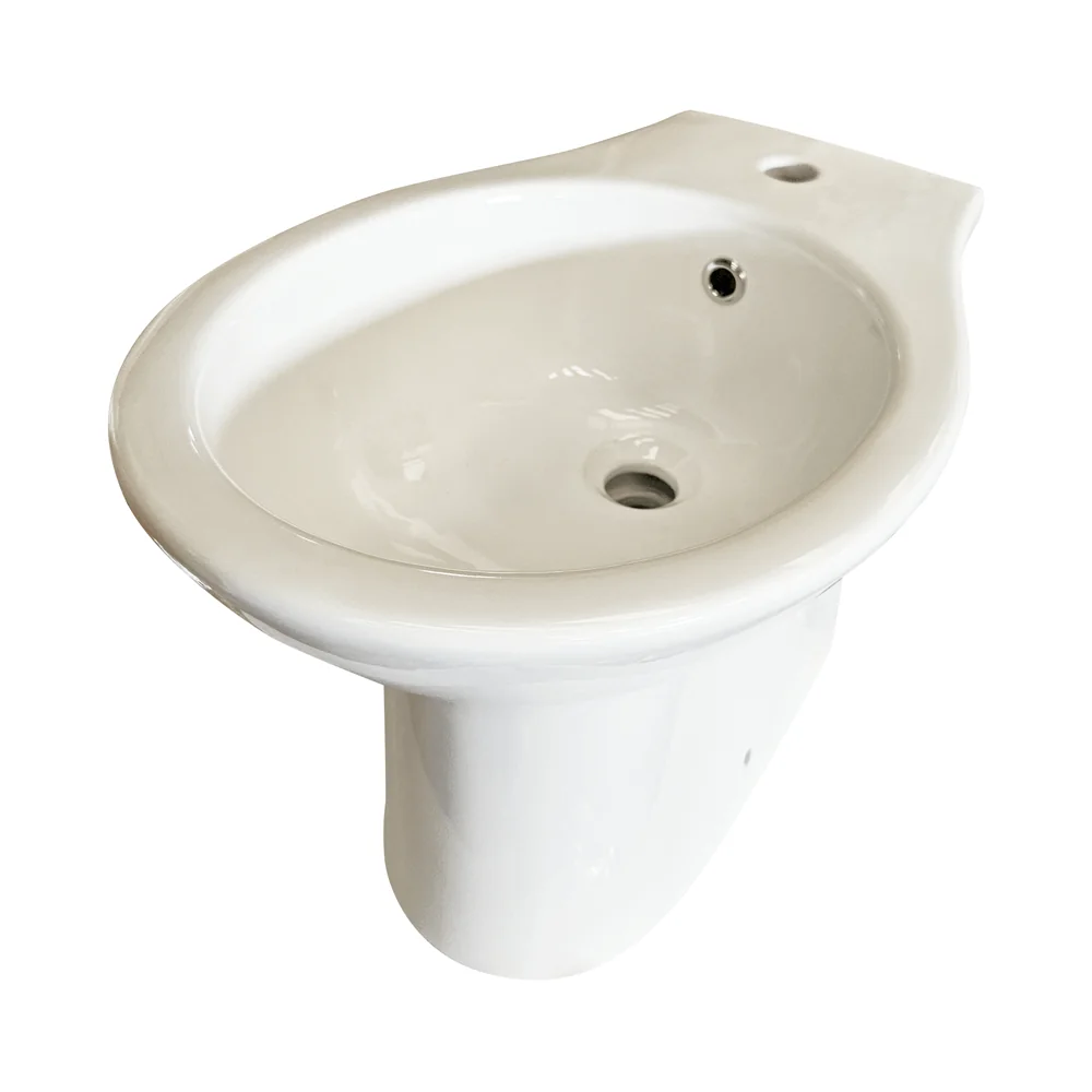 Bideu Stativ Ceramic (Fixare / Montaj Pe Pardoseala) Carmina 66 x 40 cm Alb