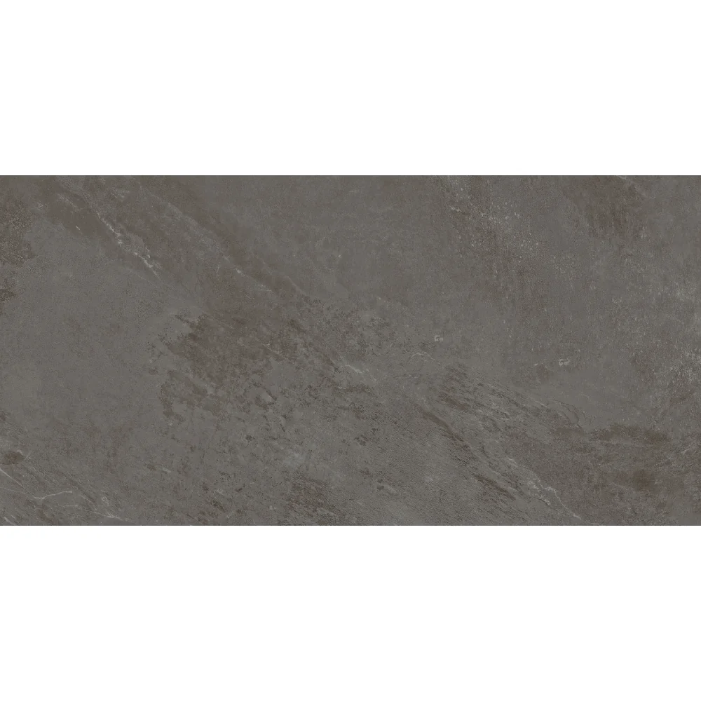 Gresie Antiderapanta Exterior / Interior Soft Slate Anthracite 60 x 120 cm Mata Portelanata Rectificata Aspect Ciment