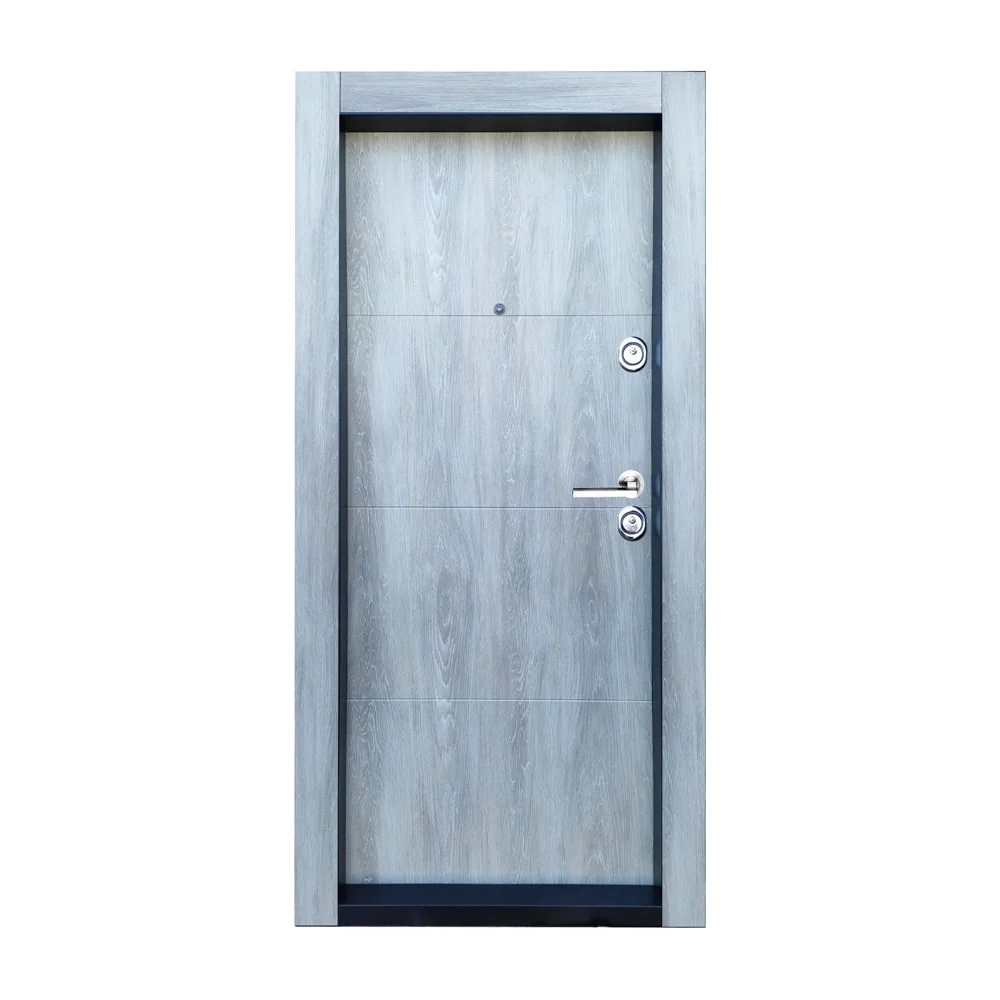 Usa Metalica Intrare Apartament Velista Portal Stejar Gri 88 x 200 Cm Stanga