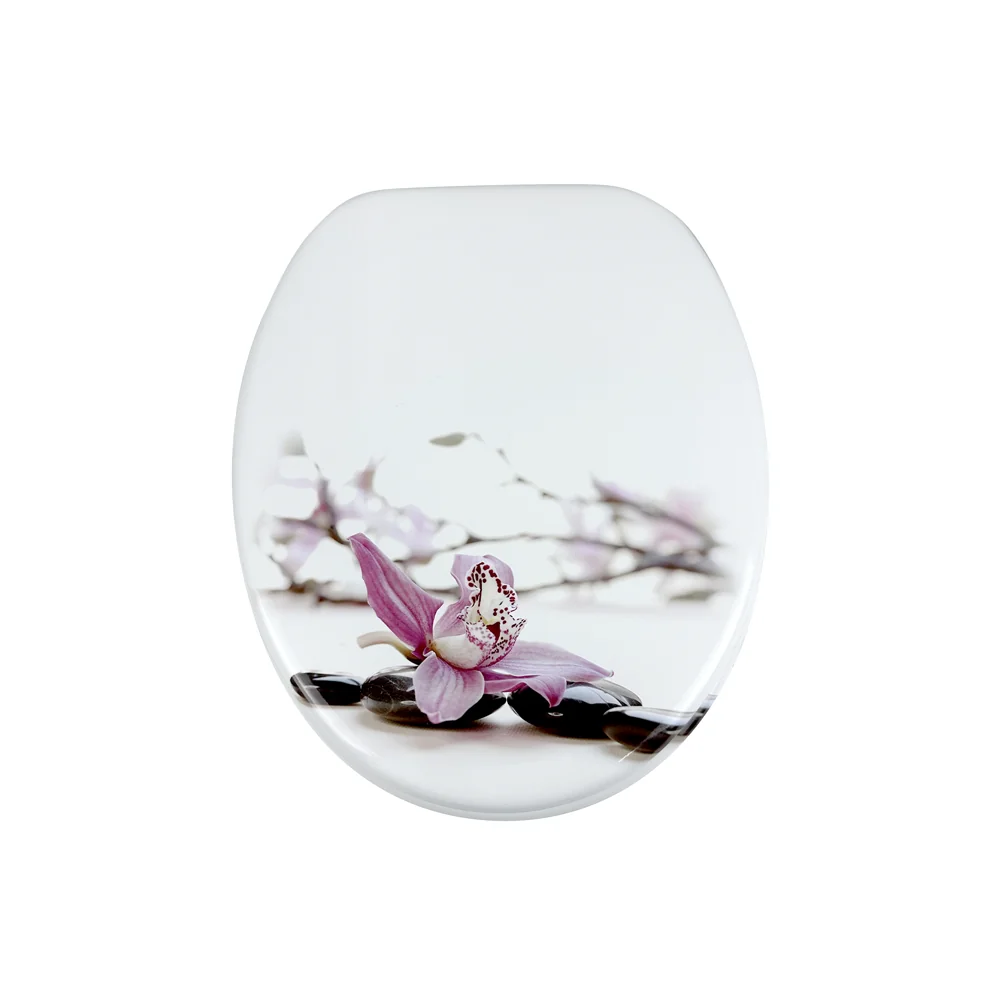 Capac Pentru WC Decor Orchid 3 Fete MDF (P3107)