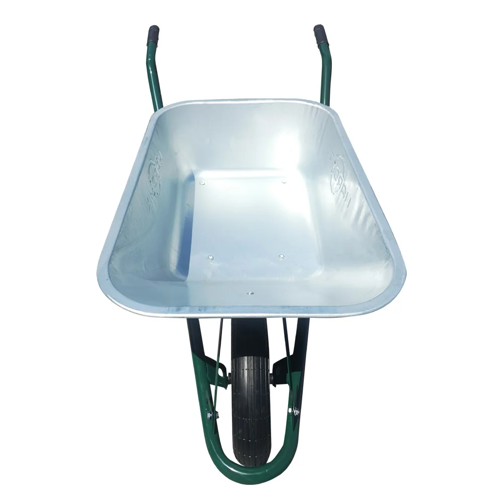 Roaba Pentru Constructii Si Gradina Hardmix 100L Cadru Verde Roata Pneumatica