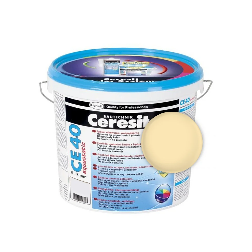 Chit De Rosturi Gresie Si Faianta Ceresit CE 40 Natura 5 Kg