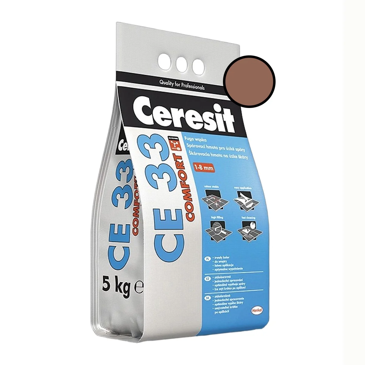 Chit De Rosturi Gresie Si Faianta Ceresit CE 33 Terra 2 Kg