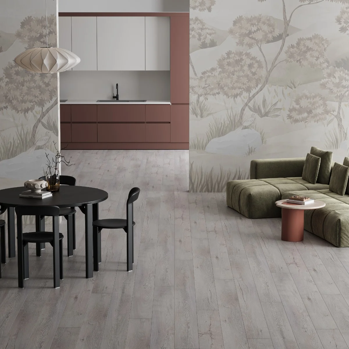 Parchet Laminat Elegance Van Grey 8 mm Clasa 32 AC4 Gri Deschis