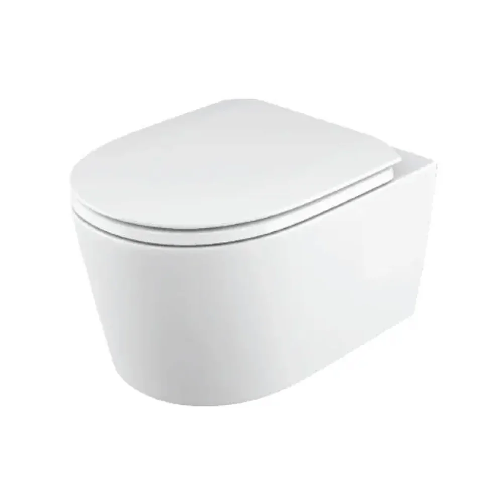 Vas WC Suspendat Celesta Vista 50 x 35 cm Ceramică Capac WC Soft Close Duroplast Alb