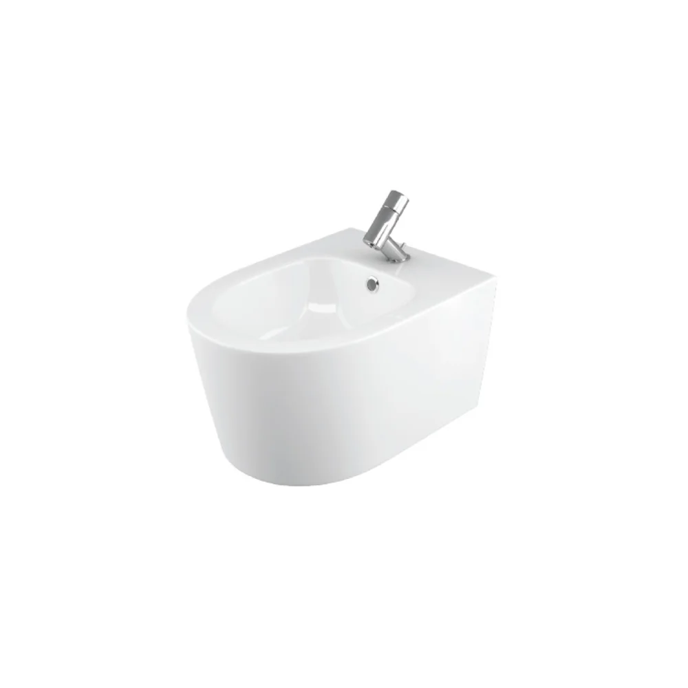 Vas Bideu Montaj Suspendat Celesta Vista 50 x 35 cm Ceramica Alb Lucios