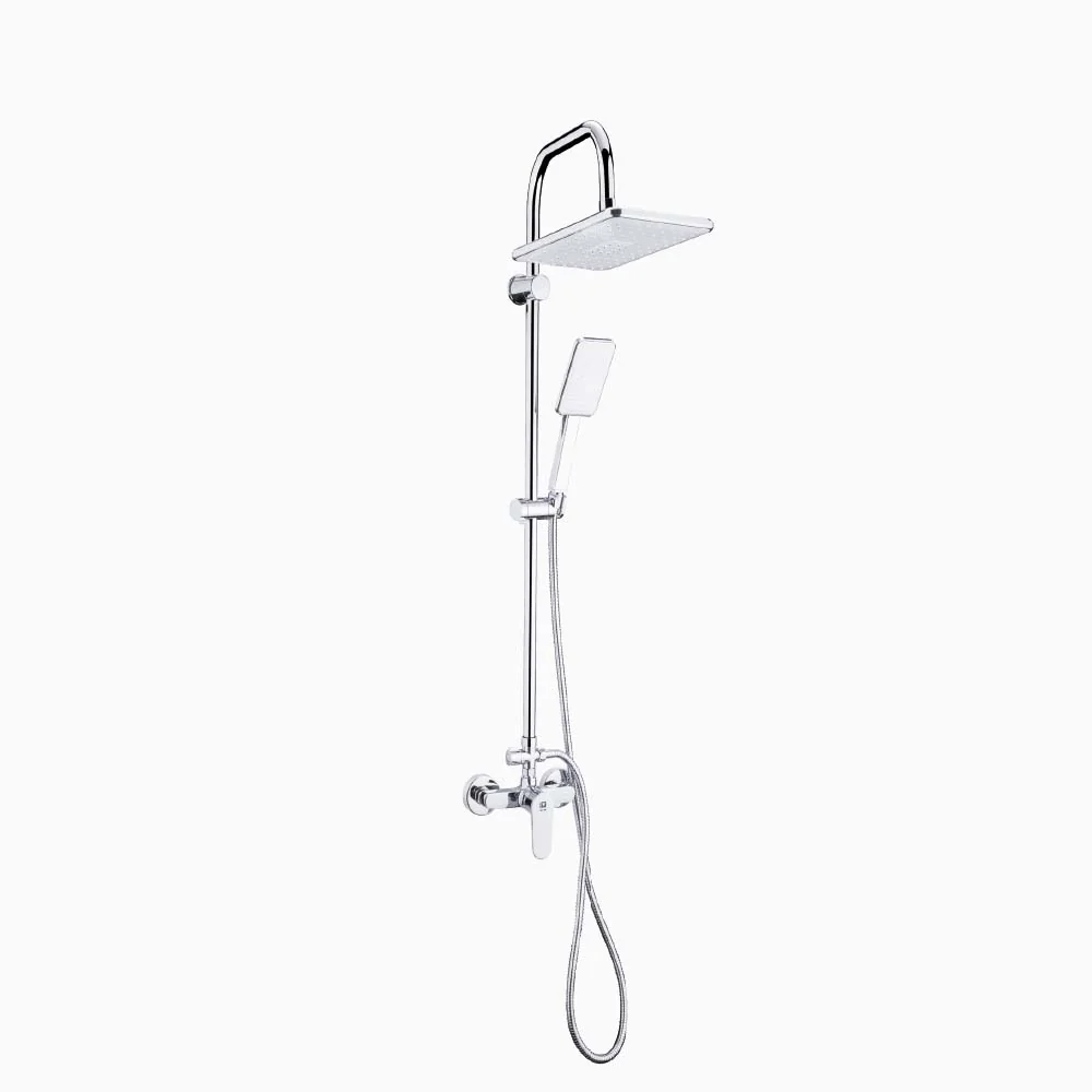 Coloana De Dus Boet Luca 14430 Bara Fixa Baterie Monocomanda Furtun Si Para De Dus Crom