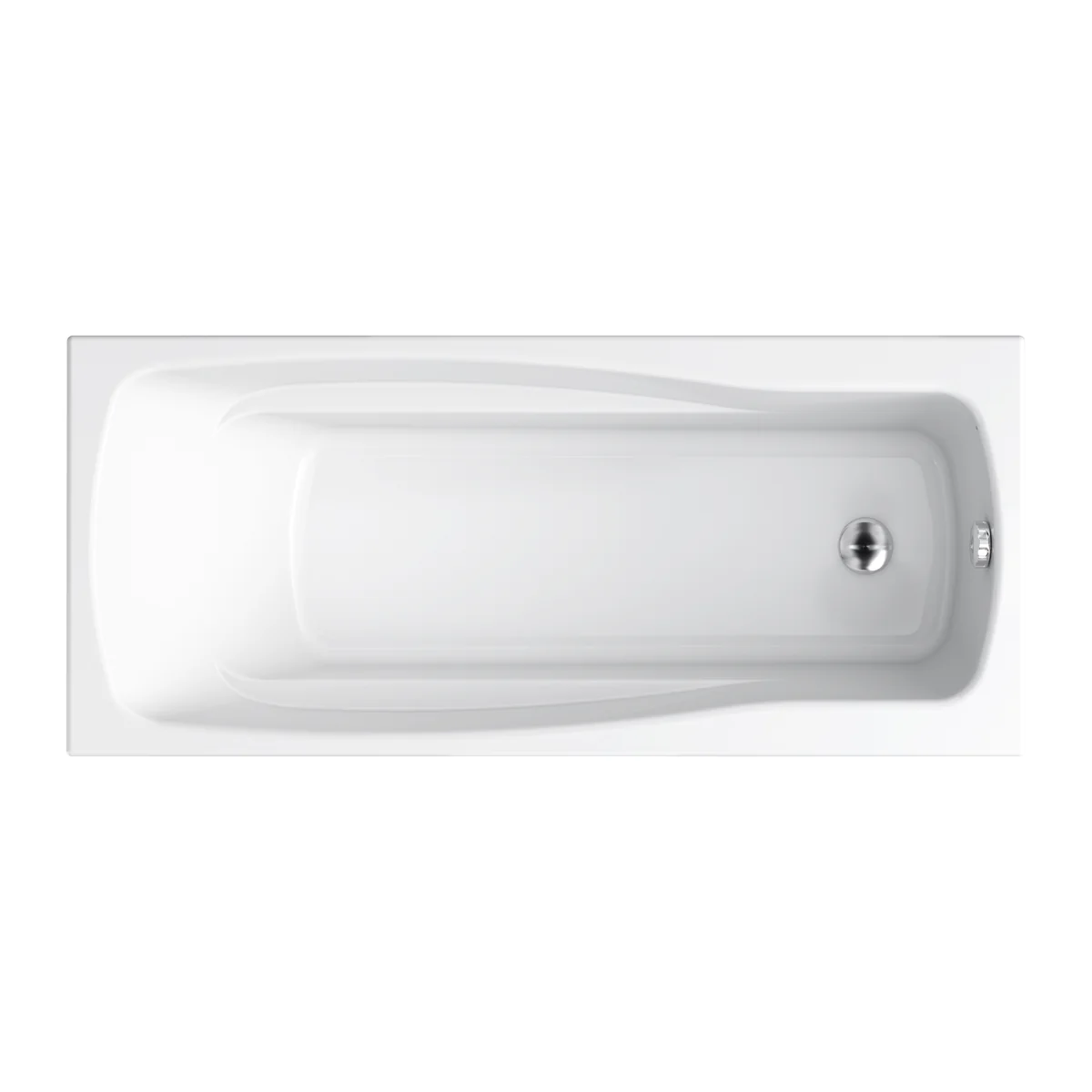 Cada Baie Dreptunghiulara Cersanit Lana S301-162 Cu Picioare Reglabile Acril 160 x 70 Cm