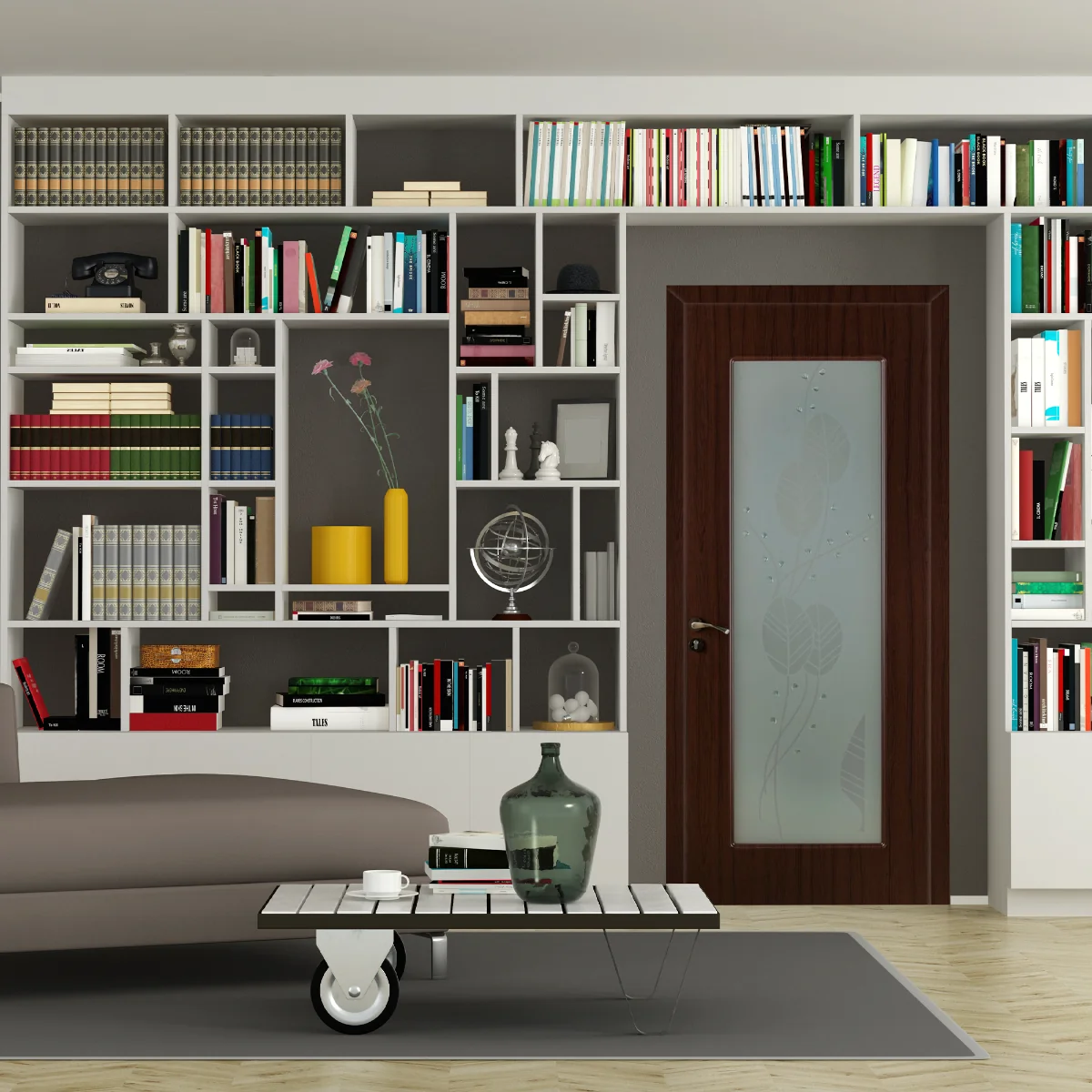 Usa De Interior Din Lemn Fashion Cu Geam FSH 112 2000/800 Teak