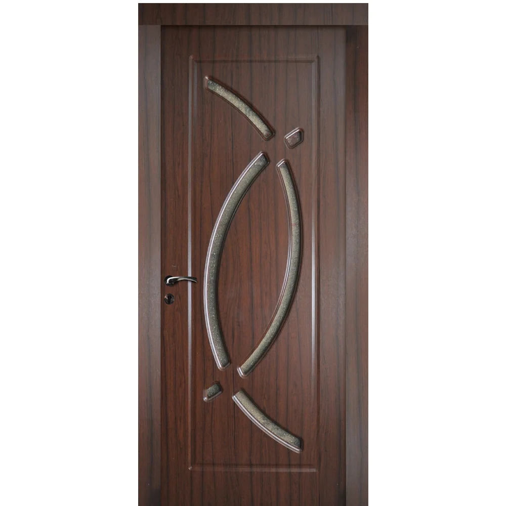 Usa De Interior Din Lemn Modern Cu Geam OP-104 2000/700 Teak