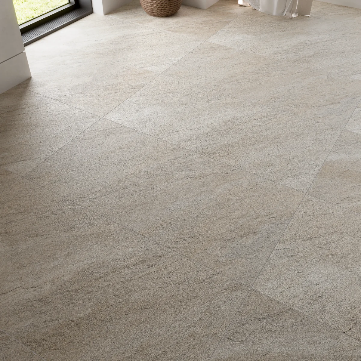 Gresie Exterior / Interior Portelanata Stone Dura Sand 60 x 120 cm Mata Rectificata Tip Piatra Naturala
