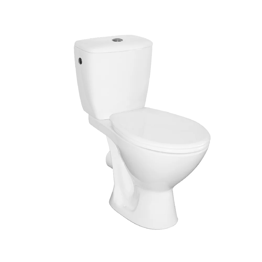 Set Vas WC Pe Pardoseala Cu Rezervor Cersanit Compact Kascada K100-206 + Mecanism Si Capac Polipropilena