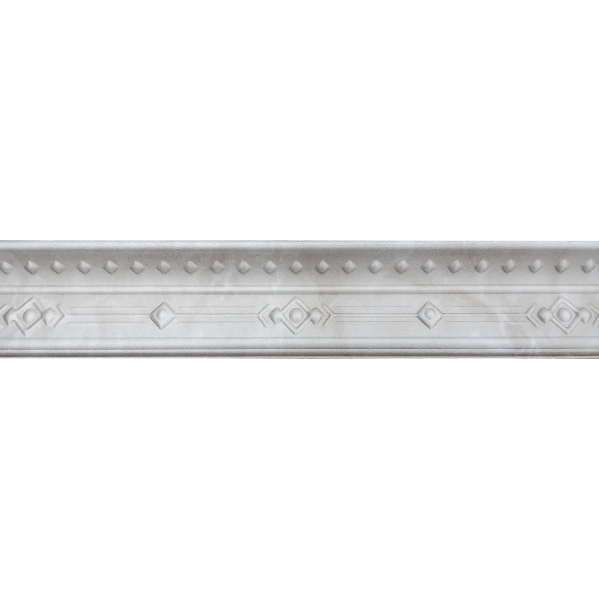 Bagheta Decorativa V01-50-SR Polistiren Extrudat Gri 12x200 cm