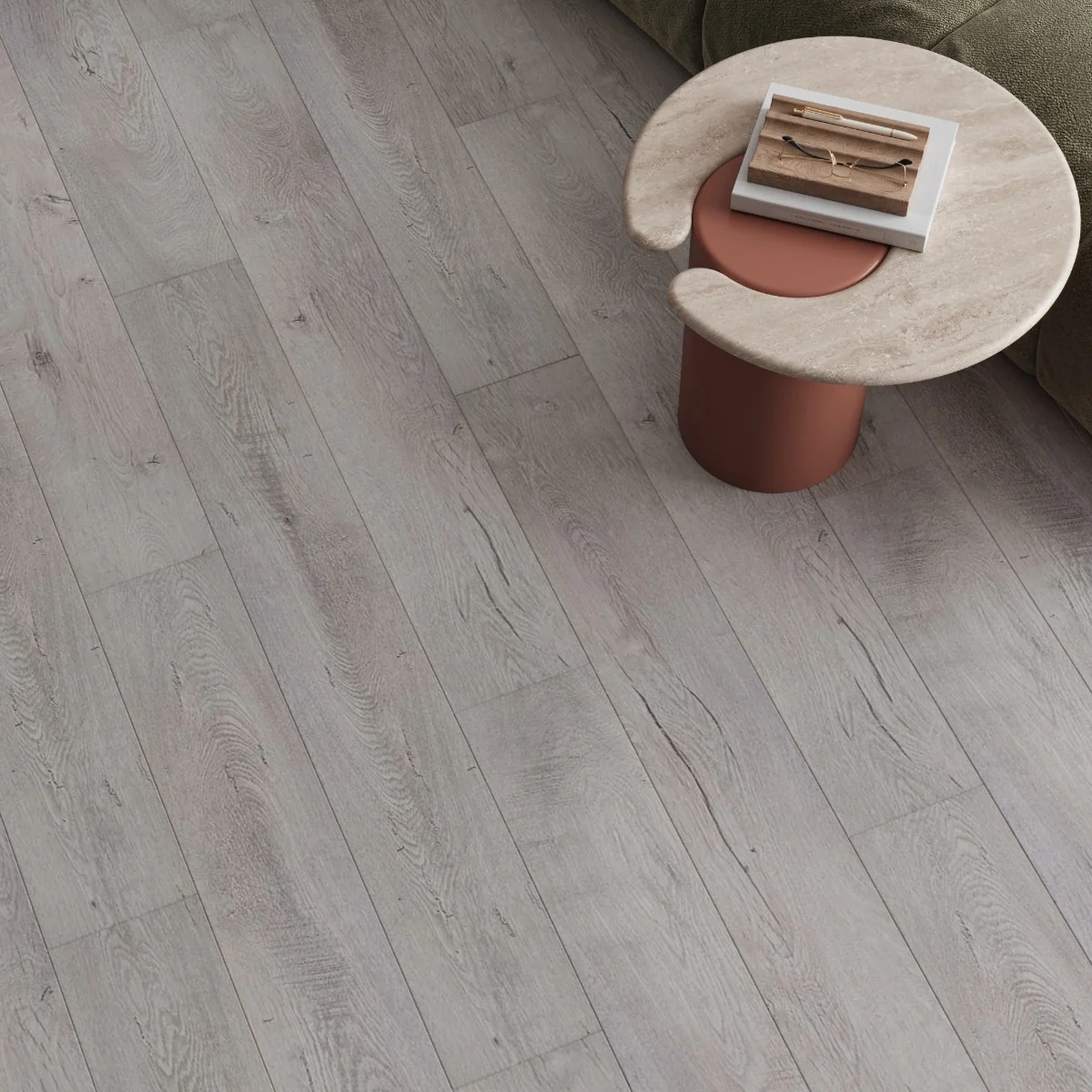 Parchet Laminat Vintage Van Grey 8 mm Clasa 33 AC5 Gri