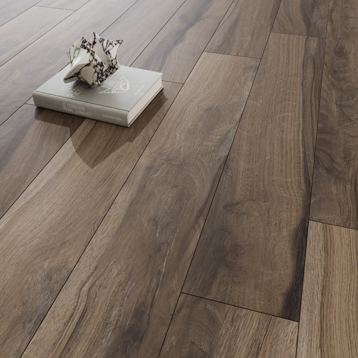 Gresie Tip Parchet Exterior / Interior Manoir Walnut 19.9 x 119.5 Cm Mată Porțelanată Rectificată