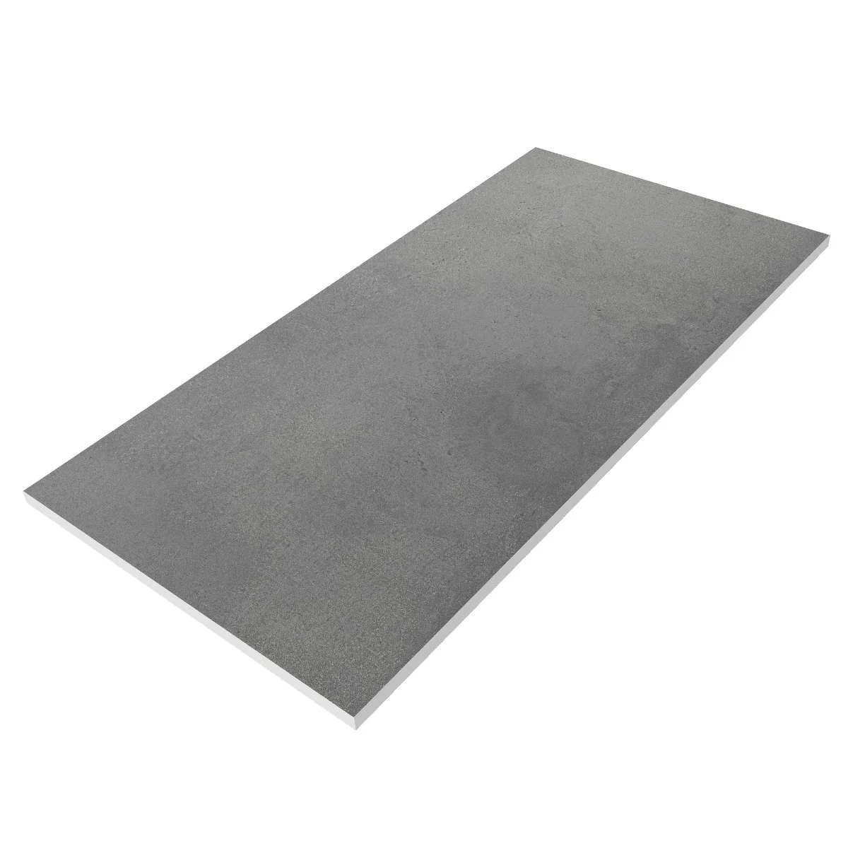 Gresie Exterior / Interior Portelanata Bona Dea Dark Grey 59.6 x 119.6 cm Mata Rectificata Aspect Ciment