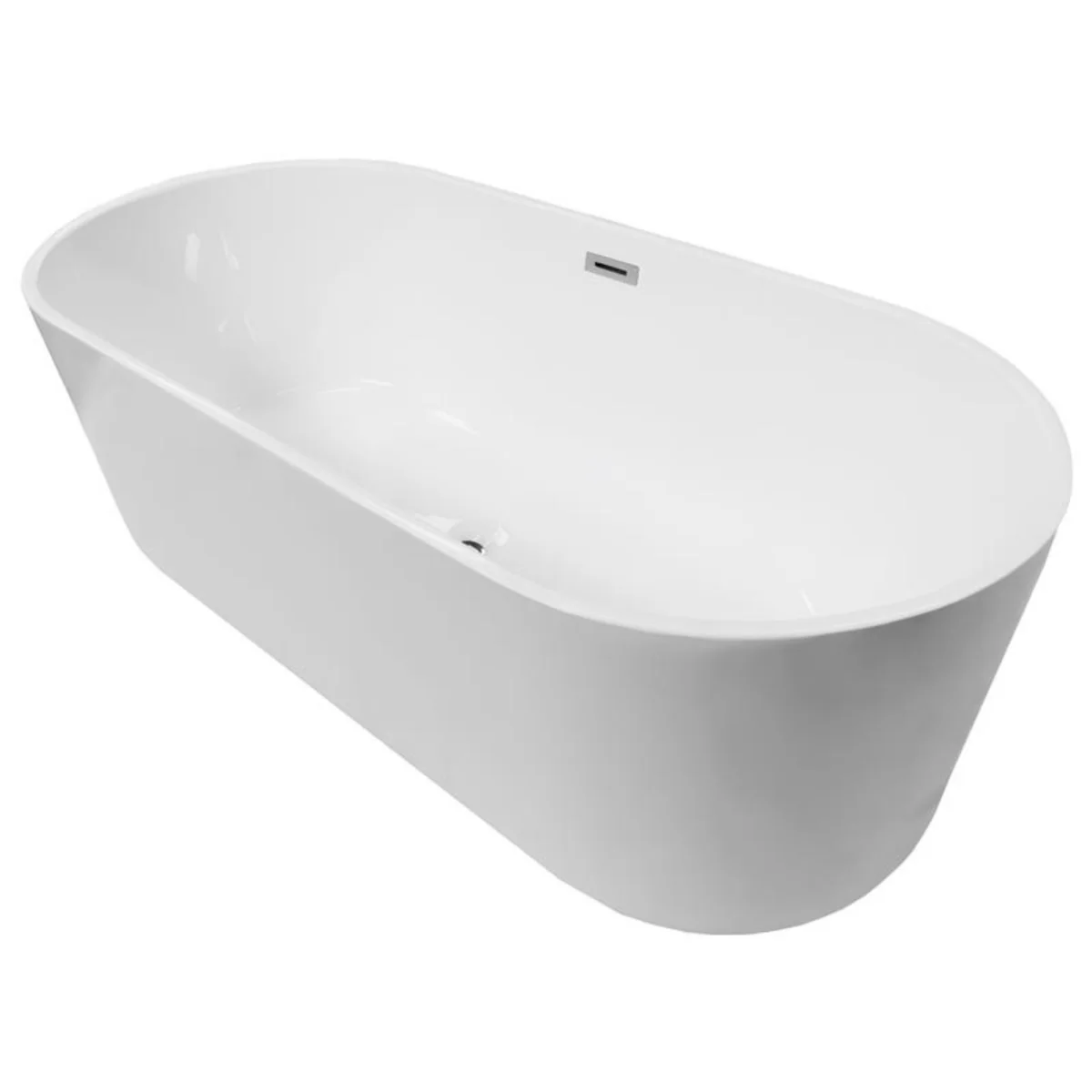 Cada Baie Freestanding Bella BSM-203 Acril 180 x 80 x 58 Cm Alb