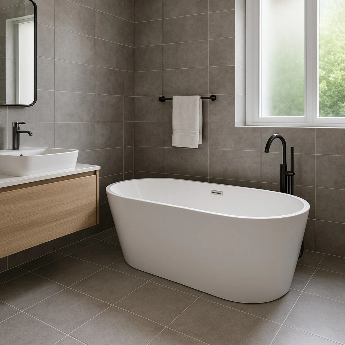 Cada Baie Freestanding Bella BSM-203 Acril 180 x 80 x 58 Cm Alb