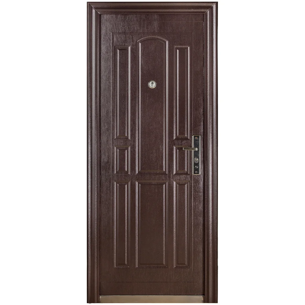 Usa Metalica Intrare Compact 32 Maro 86 X 205 Cm Stanga