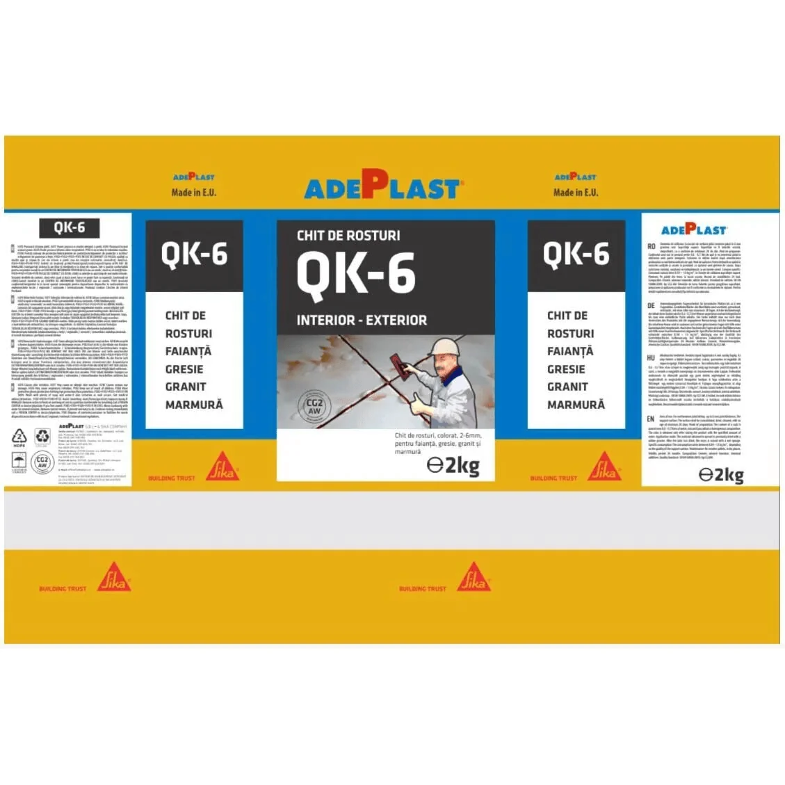 Chit De Rosturi Gresie Si Faianta Adeplast Quarz Negru 2 KG