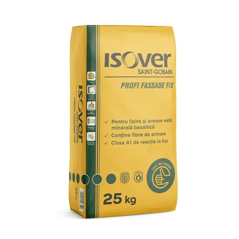 Adeziv Vată Minerală Bazaltică Isover Profi Fassade 25 KG