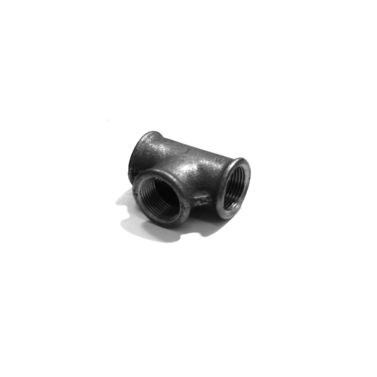 Teu Redus Fontă Neagră 1/2'' - 3/4''