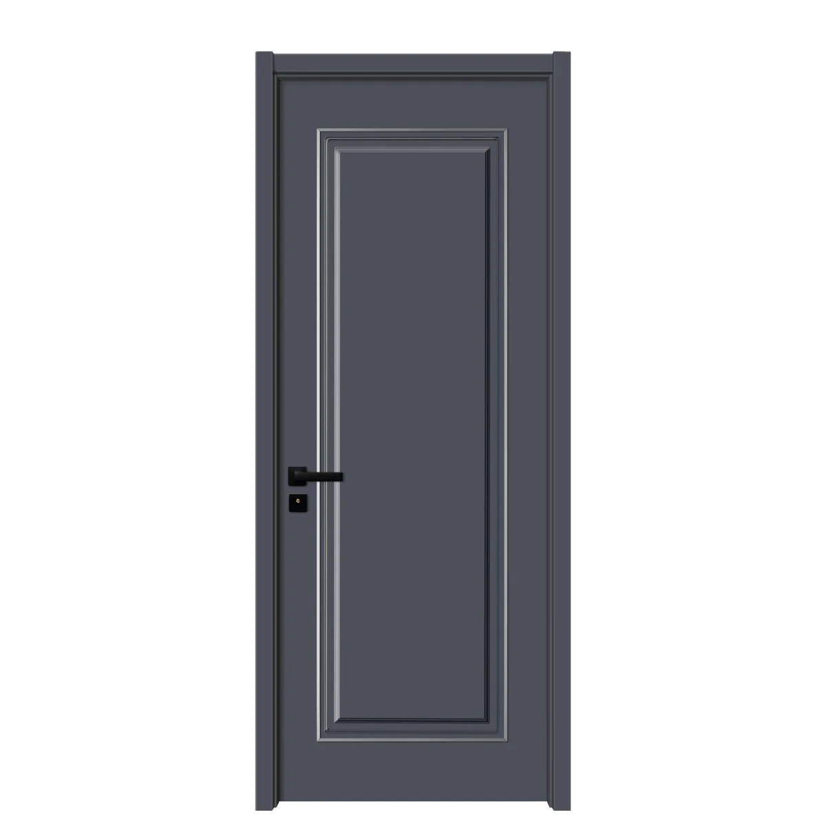 Usa Interior Din MDF KM 460 Reversibila Toc Inclus Gri Antracit 70 x 200 cm