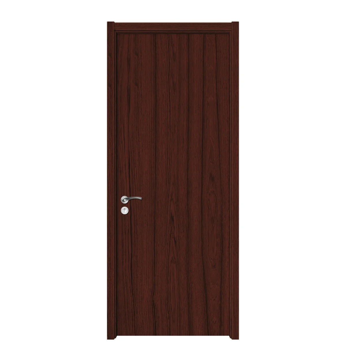 Usa Interior Din MDF OP 030 Reversibila Toc Inclus Teak Maro 70 x 200 Cm