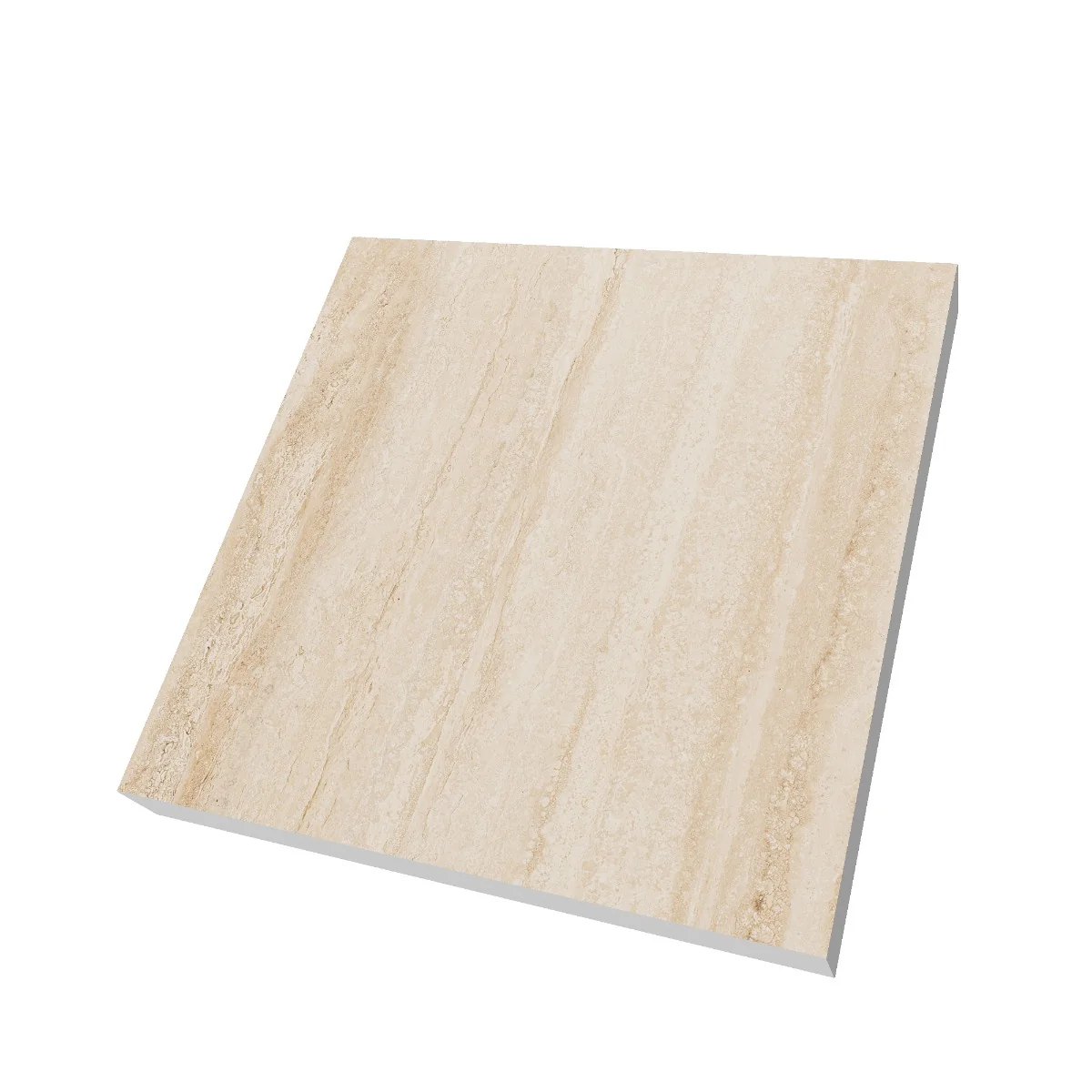 Gresie Antiderapanta Exterior / Interior Fiorito Travertine Beige 60X60X2 Mata Portelanata Rectificata Aspect Ciment