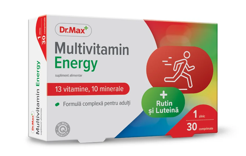 Dr. Max Multivitamin Energy, 30 comprimate