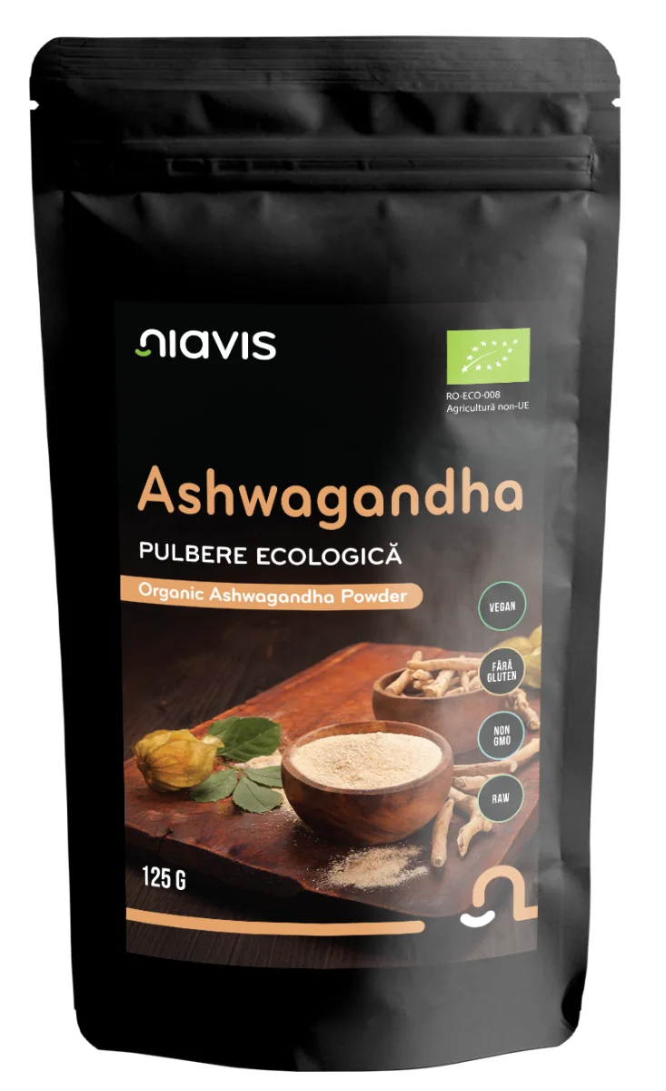 Ashwagandha Pulbere ecologica, 125g, Niavis