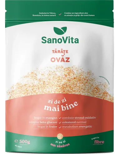 Tarate de ovaz, 500g, SanoVita
