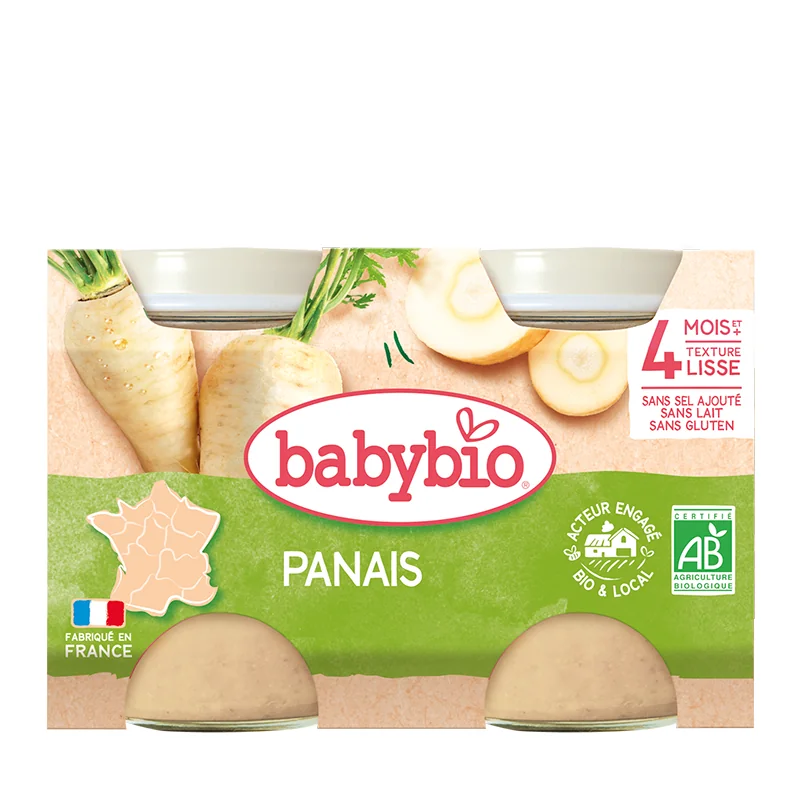 Piure de pastarnac Bio, 2 x 130g, BabyBio
