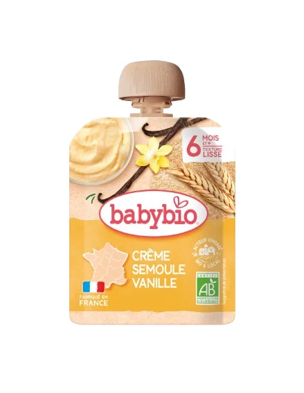 Crema de gris si vanilie Bio, 85g, BabyBio