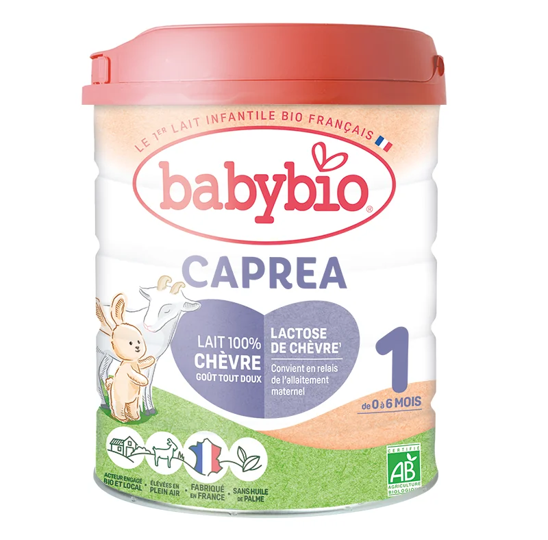 Lapte praf de capra Organic Caprea 1 Bio, 800g, BabyBio